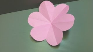 Daily Origami: 158 - Peach Blossom