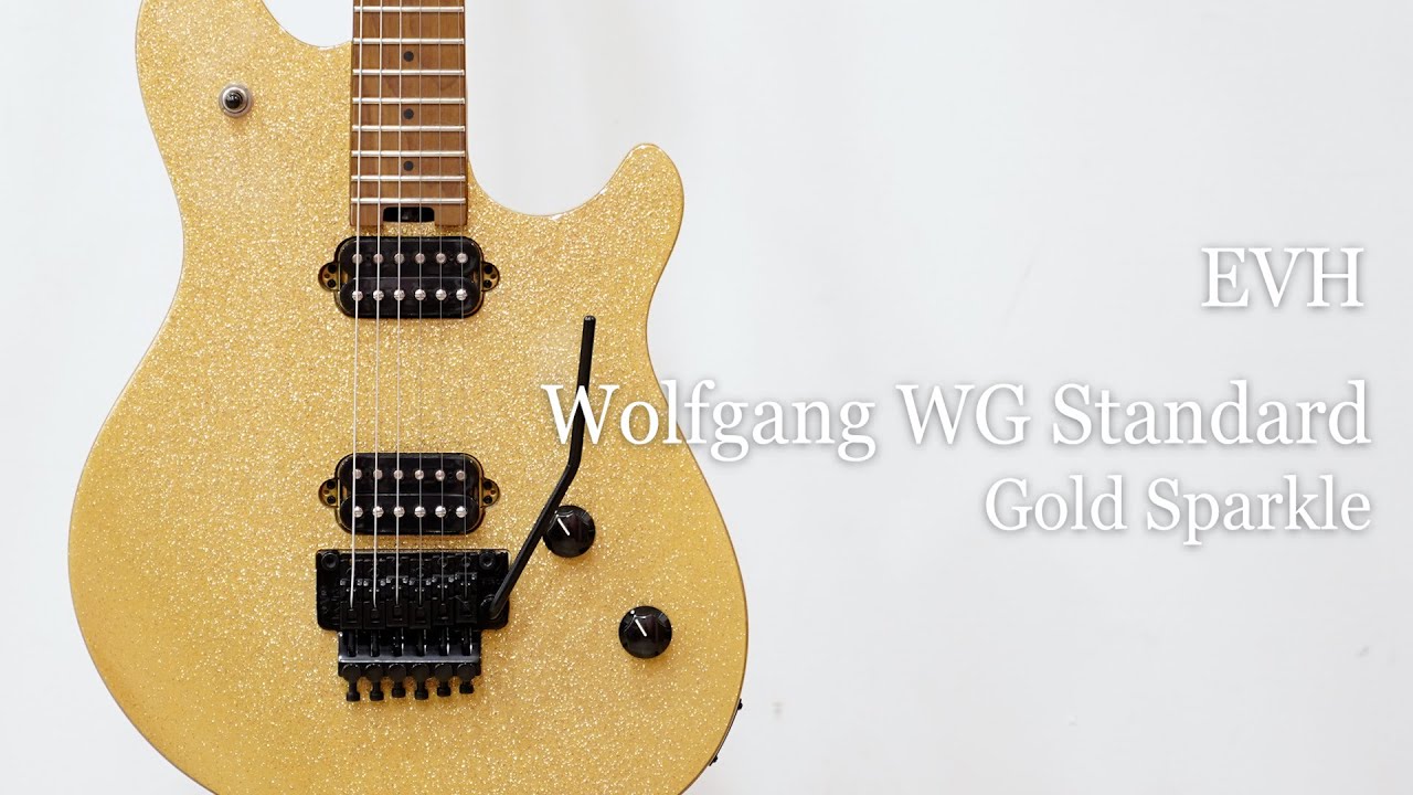 White Guitars - EVH / Wolfgang WG Standard - Gold Sparkle