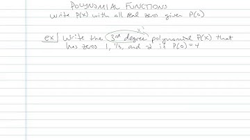 Polynomial Function - Problem 4