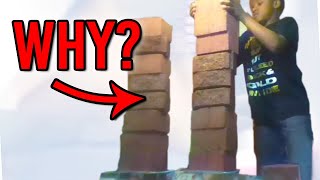 Why Were They Stacking BRICKS On The Table? (REVEALED!)