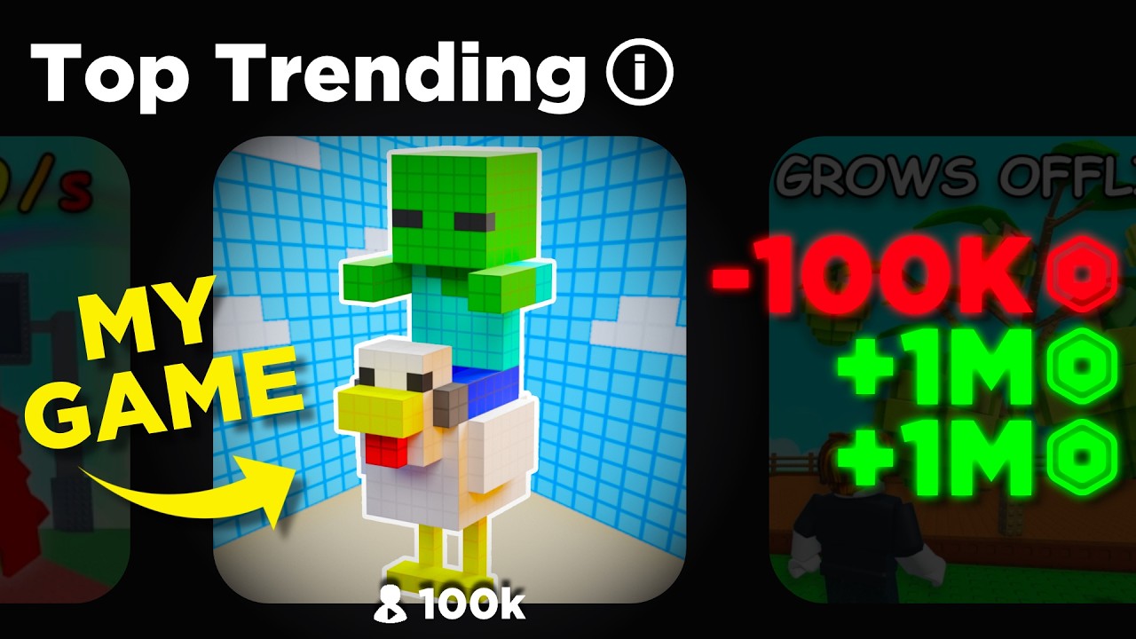 I SPENT $100,000 ROBUX SPONSORING MY GAME AND MADE $... - YouTube