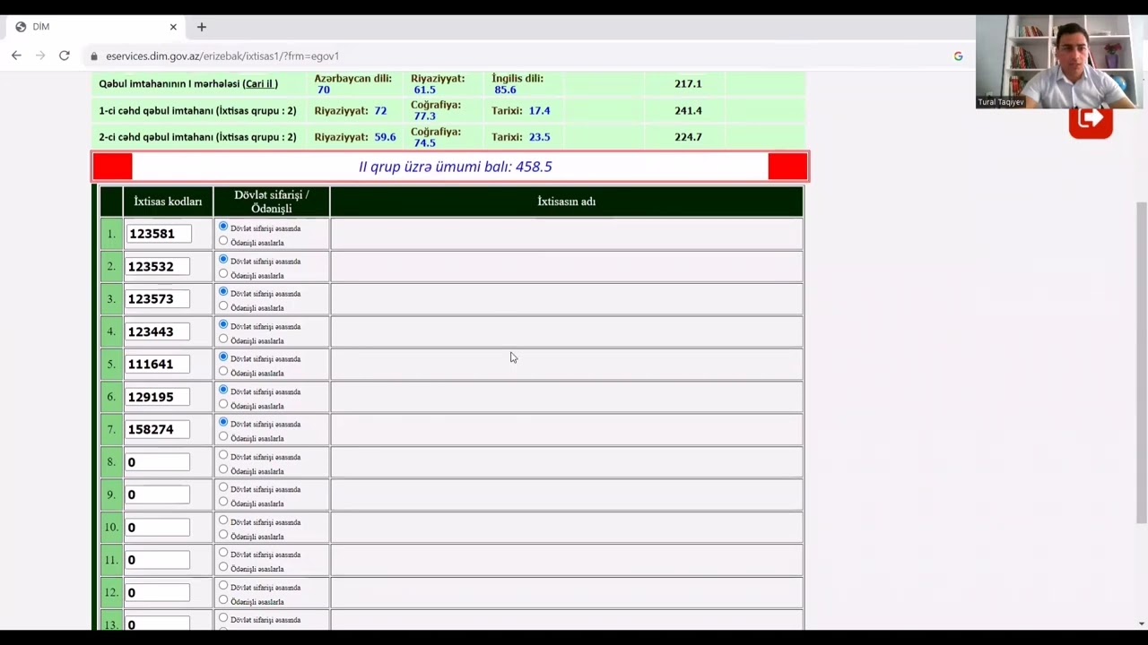 Kodlaşdırma necə edilir?İxtisas seçimi 2023.Tural Hoca.Əlaqə +994507362660