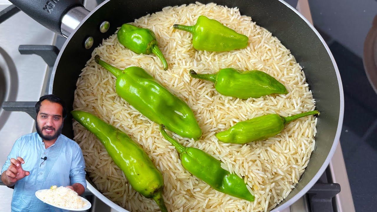 DO NOT BUY CHICKEN - Cook Rice with Green Chillies! Simple, Tasty, Cheap