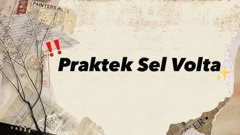 Praktikum “Sel Volta Sederhana Menggunakan Jeruk Nipis Sebagai Alternatif Baterai”
