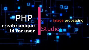 How to create unique Id for user using php.