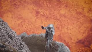 Taking Selfie at Crater Base