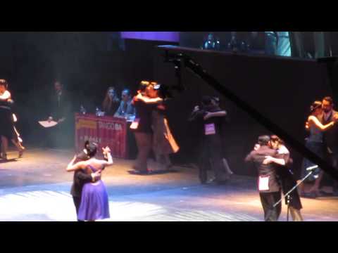 Raul Pardo y Yamila Herlein (Final Campeonato Mundial de Pista 2013- Ronda I Tango I)