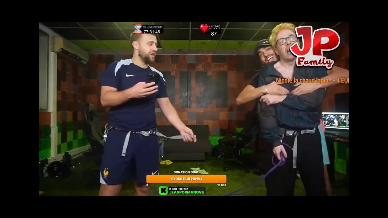 Minecraft Hardcore Jean Pormanove Safine NarutoVie | Nouveau Donation Goal Rediff