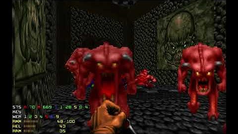 Doom 2 Zones of Fear Level 20 UV Max in 53:02 (The pit, commentary)