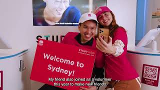 Volunteer at the International Student Welcome Desk at Sydney Airport