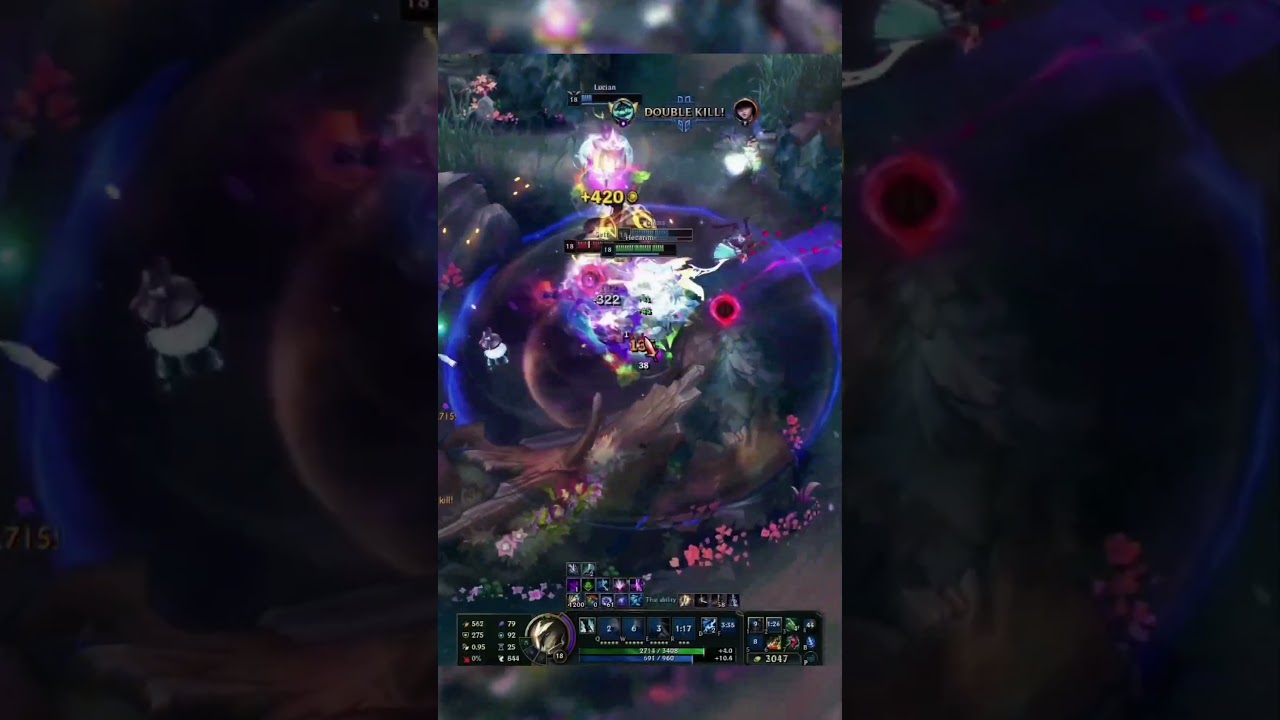 Ventus clean triple kill on hecarim! 