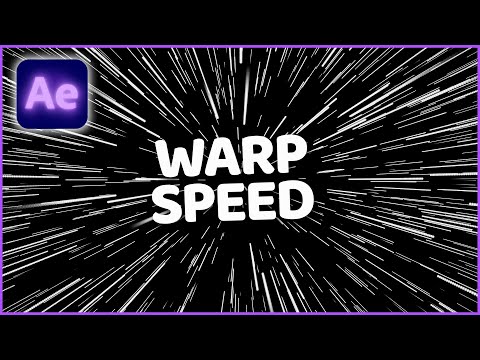 How To Do The Warp Speed Effect in After Effects