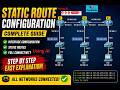 How to Configure Static Route Using AI | Cisco Networking Lab Full Guide