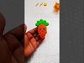 easy and simple clay art 🥕#shorts