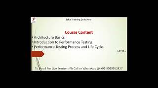 Full Performance Testing Using LoadRunner  Training ||YouTube Short|| News