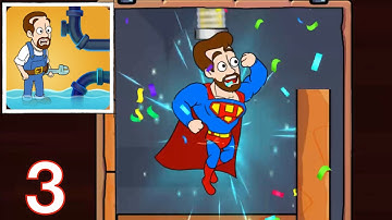 Home Pipe: Water Puzzle GamePlay Pull the Pin All Levels HD Level 21-30