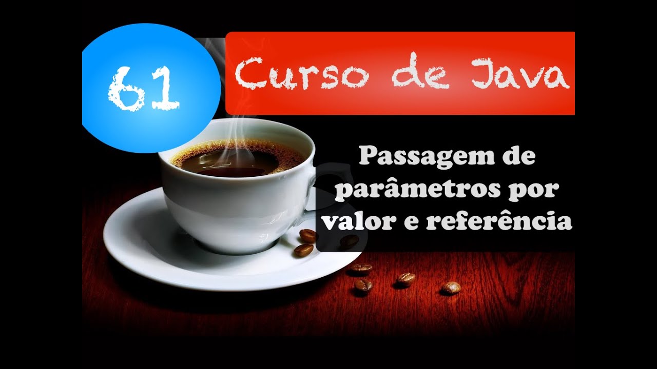 Curso de Java 61: Passagem de parâmetros por valor e por referência