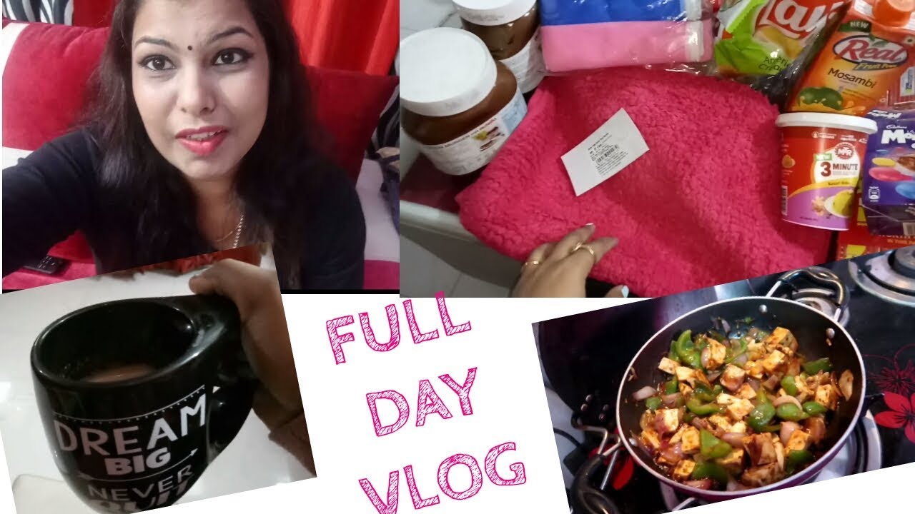 FULL DAY VLOG/ BIG BAZAAR GROCERY SHOPPING HAUL