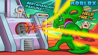 PAK UNAT DI SULIK ALIEN!! AKU BUAT BENTENG ANTI RAJA ALIEN BERMATA 6 DI ROBLOX!!!