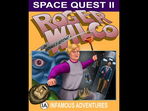 Space Quest 2: Roger Wilco in Vohaul's Revenge (PC) - SCI fan remake Longplay + death showcase