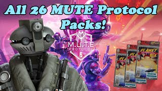 Opening all 26 Mute Protocol packs - Rainbow Six Siege