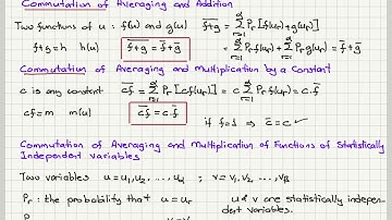 Week 3-1 Mean Values - Ensemble Average