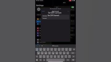 Connect to Eduroam on iPad