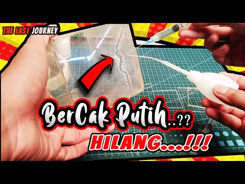 Cara Menghilangkan Bekas Lem korea, lem akrilik, lem G, lem super - Menghapus bercak putih