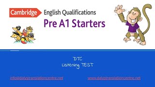 Pre A1 Starters: Cambridge English Starters authentic examination paper 1-test 3- part 1 screenshot 5