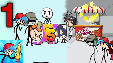 FNF Draw Puzzle - Music Battle Life Story - Part 1