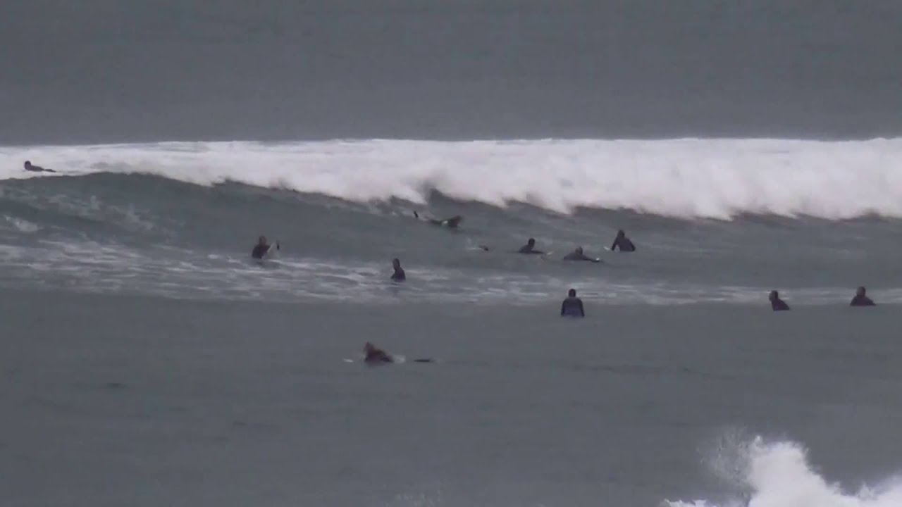 Surf en playa de Canallave, Cantabria, Noviembre 2014