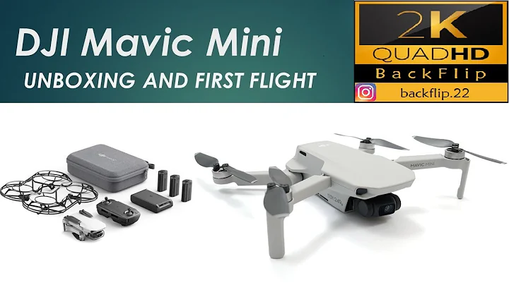 Unboxing DJI Mavic Mini and first flight test