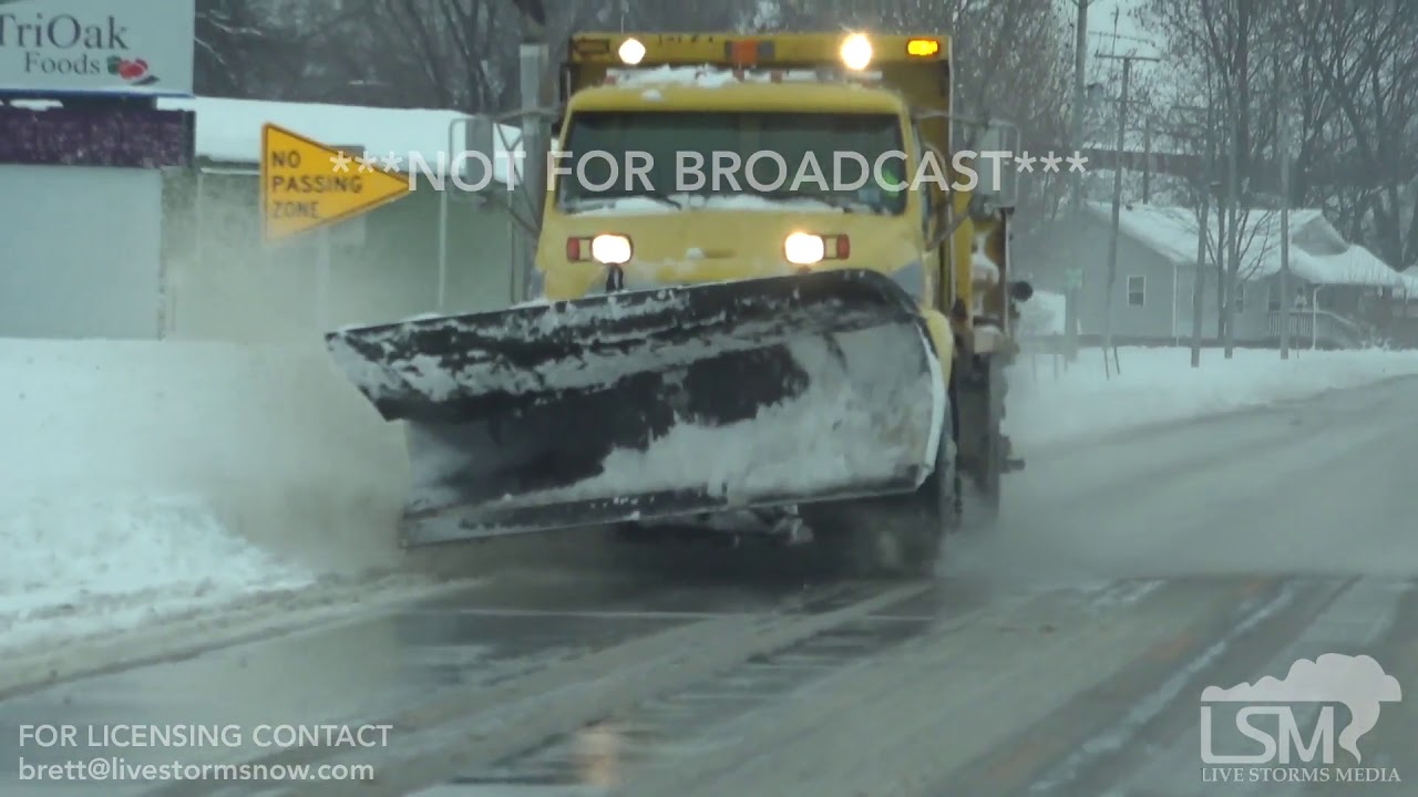 01-13-2019 Macomb, IL - Historic Winter Storm Cleanup, Bad Roads