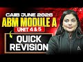 CAIIB June 2026 | CAIIB ABM Module A | Unit 4 &amp; 5 | Quick Revision | ABM By Priyanshu Ma'am