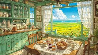 Sunny Summer Morning by the Sea with 1940s Oldies Playing in Another Room | Relaxing Nostalgia screenshot 5