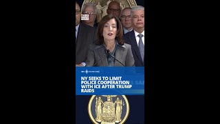 NY seeks to limit police cooperation with ICE after Trump raids