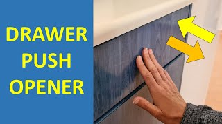 How to install push opening system for drawers screenshot 4