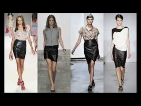 Elegant Leather Skirt For Women Trends 2018