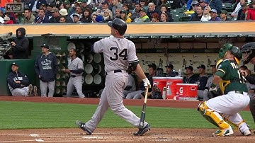 NYY@OAK: McCann launches a solo shot to right field