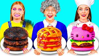 Me vs Grandma Cooking Challenge | Fantastic Kitchen Battle by 4Fun Challenge