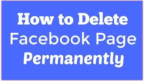1 Minute Facebook - How to Delete Facebook Page Permanently