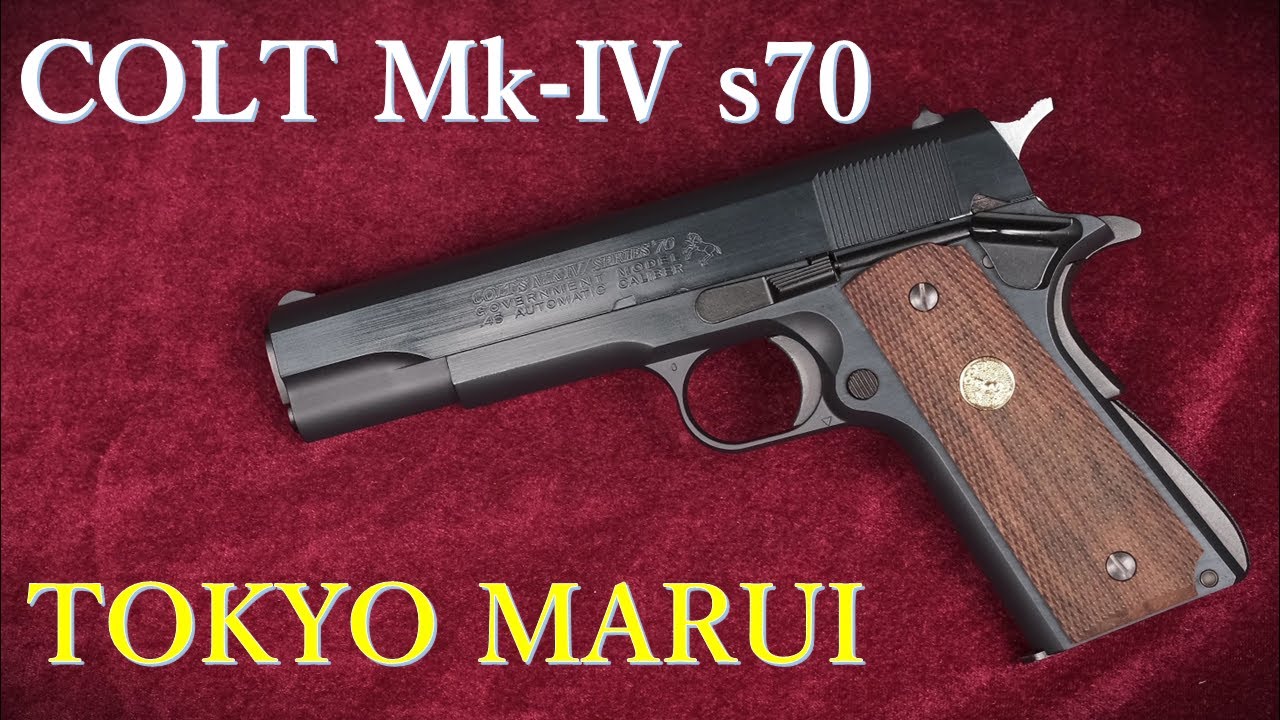 COLT MK-IV S'70 / Tokyo Marui: Re-fire with genuine BB - YouTube