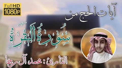 ﴿ الْحَجُّ أَشْهُرٌ مَّعْلُومَاتٌ ﴾ - تلاوة تأخذك إلى عالم آخر 😴💚 | بصوت القارئ محمد آل رخا |❣️|