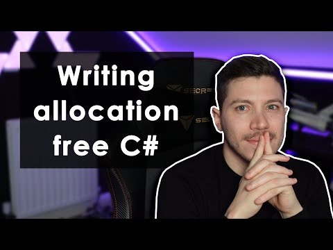 Writing C# without allocating ANY memory