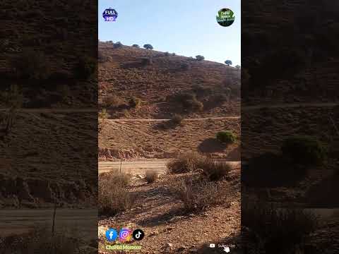 هكذا أصاب الجفاف والقحط عدد من المدن المغربية الفيديو من جبال ضريح محمد الزموري بجماعة خميس أنكا