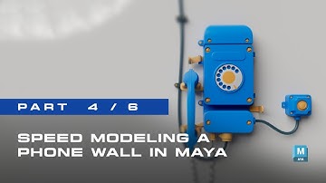 Speed Modeling a Wall Phone in Maya - Part 4/6