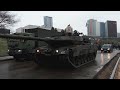 Leopard 2a6 of the bundeswehr in vilnius lithuania