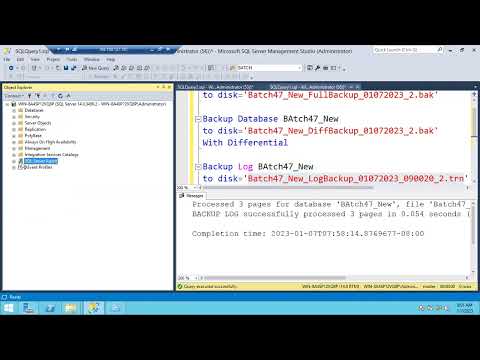 Sql DBA Batch
