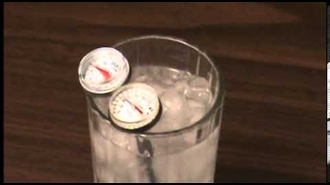 Food Handler Course Thermometer Calibration Part Two