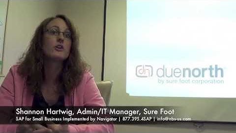 Sure Foot Selects SAP Business One - Implemented by Navigator